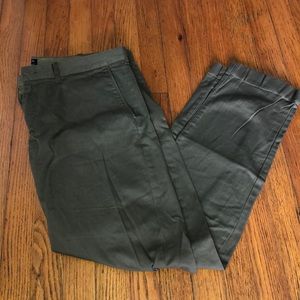 J. Crew Factory Flex Driggs Olive Chinos
